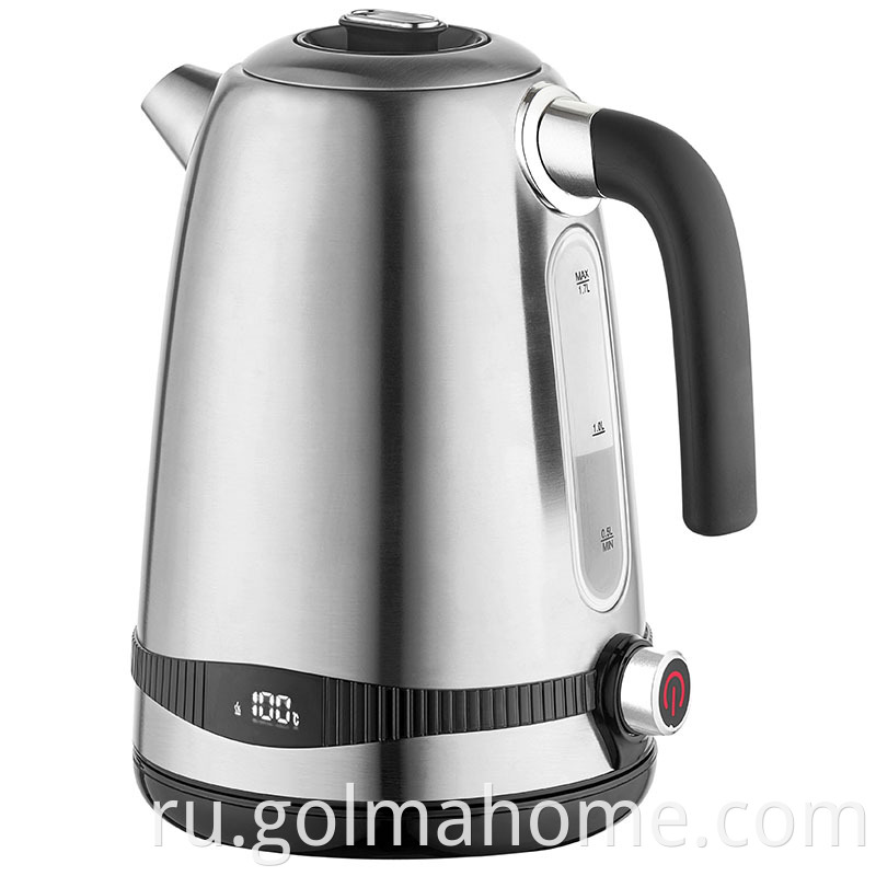 New 1.7L  Electric Double Wall Kettle Seamless Stainless Steel Electric Water Kettle with auto power off system
